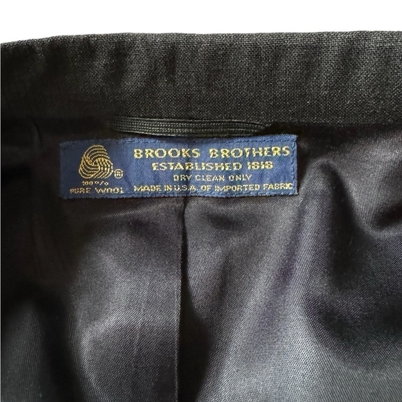 Brooks Brothers 100% Wool Blazer Sport Coat Men Size 48 - Picture 5 of 6
